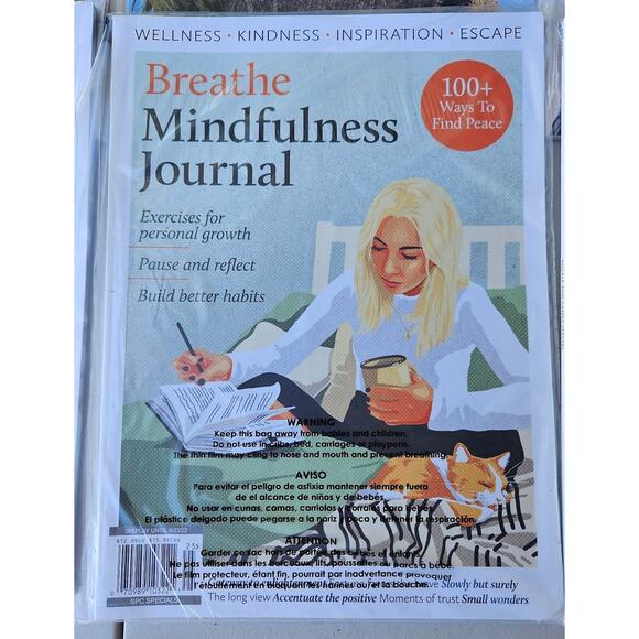 Well-Being Magazine Lot Of 6 Mindfulness Magazine Books, Journaling, Puzzles - Picture 3 of 5